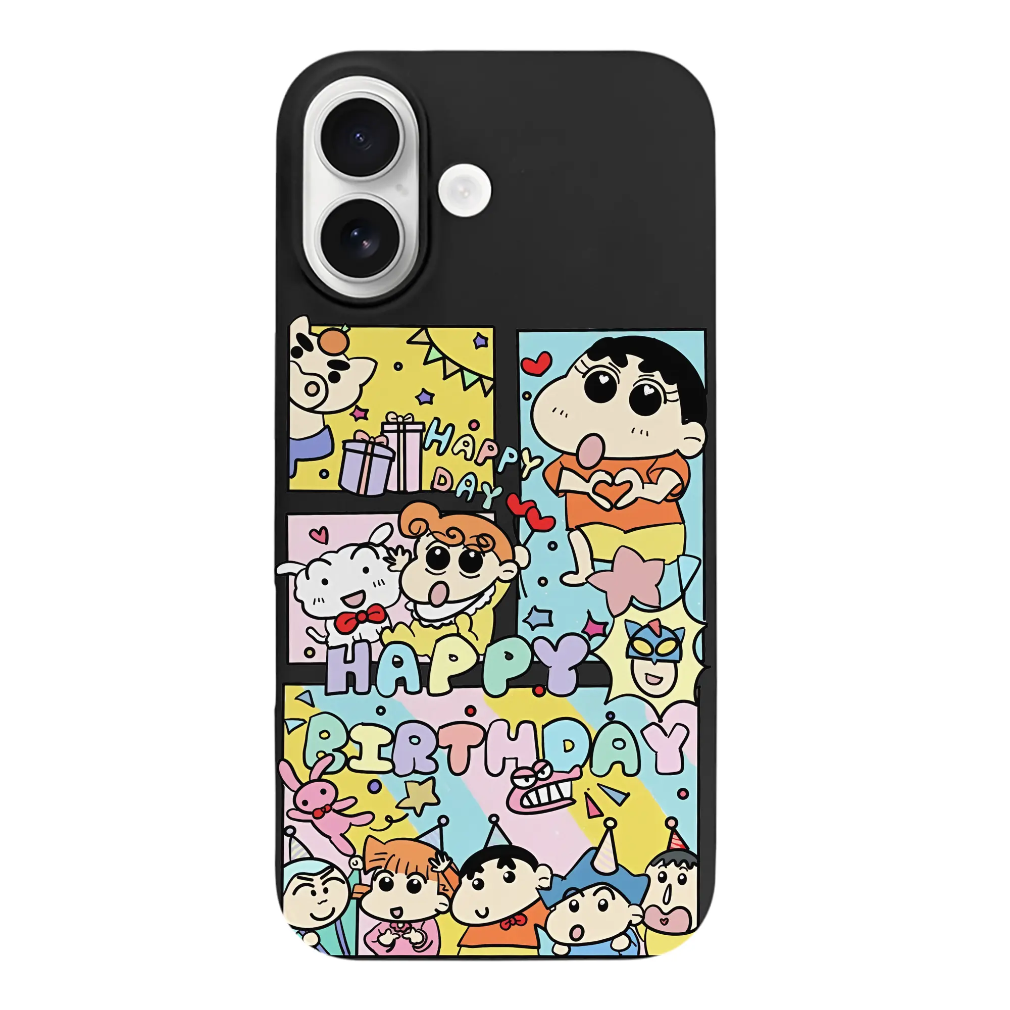 クレヨンしんちゃん グッズ 野原 しんのすけ - iPhone 17 シリーズ シリコンケース 薄型 耐衝撃 指紋防止 ソフトタッチカバー 精密フィット 傷防止 保護ケース iPhone 17/17 Air/17 Pro/17 Pro Max 対応